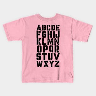 LETTERS OF THE ALPHABET Kids T-Shirt